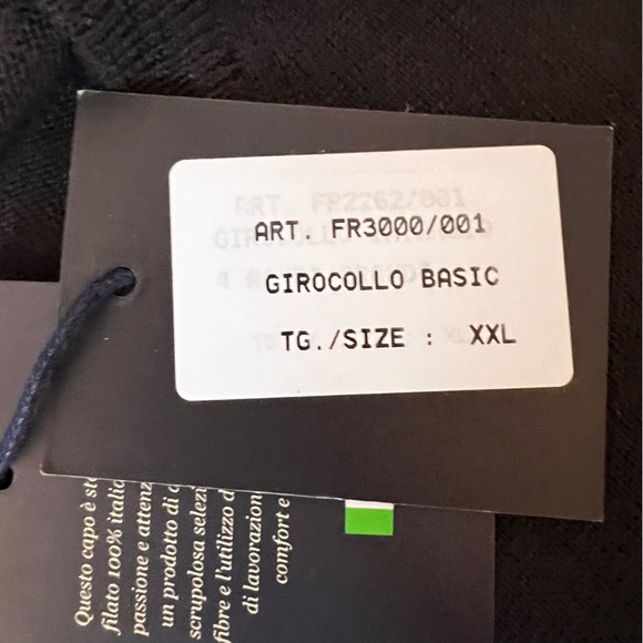 Filippo Riberti Navy Sweater - Men’s Italian Wool Sweater - Picture 5 of 12